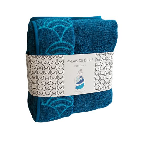 baby towel - albastru - 1