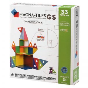 Magna-Tiles Geometric Solids set magnetic (33 piese)